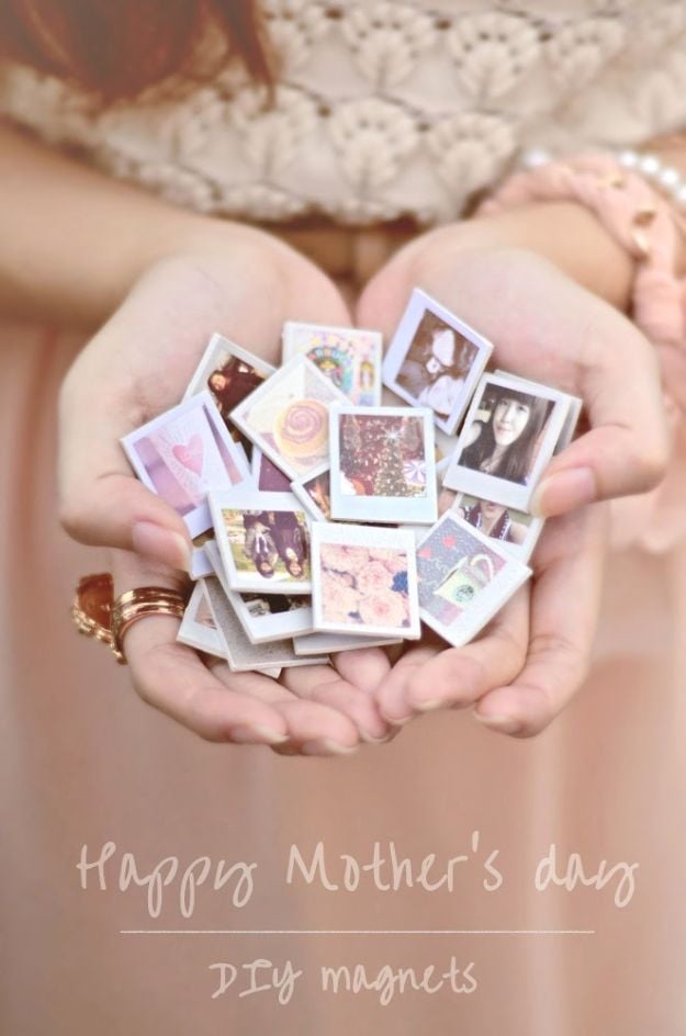 Cheap Mothers Day Gifts - Happy Mother's Day DIY Magnets - Homemade Presents and Gift Ideas for Mom - Cute and Easy Things to Make For Mother