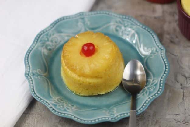 Instant Pot Desserts - Instant Pot Mini Pineapple Upsidedown Cake - Easy Dessert Ideas to Make in Your Instant Pot - Quick Cheesecake, Brownies, Cake - Healthy Idea With Fruit, Gluten Free