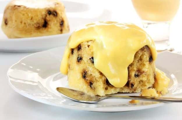 Instant Pot Desserts - Instant Pot Spotted Dick Sponge Pudding - Easy Dessert Ideas to Make in Your Instant Pot - Quick Cheesecake, Brownies, Cake - Healthy Idea With Fruit, Gluten Free