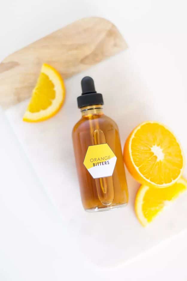 DIY Fathers Day Gifts - Make Homemade Orange Bitters - Homemade Presents and Gift Ideas for Dad - Cute and Easy Things to Make For Father