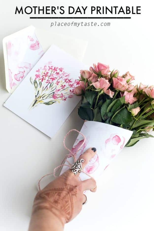 Cheap Mothers Day Gifts - Mother's Day Printable - Homemade Presents and Gift Ideas for Mom - Cute and Easy Things to Make For Mother