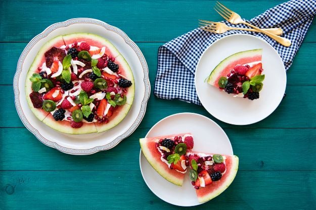 Watermelon Recipes - Watermelon Pizza - Recipe Ideas for Watermelon - Easy and Quick Drinks, Salad, Party Foods, Cake, Margaritas