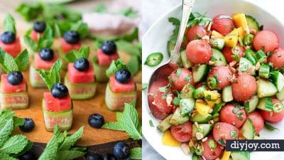 Watermelon Recipes - Recipe Ideas for Watermelon - Easy and Quick Drinks, Salad, Party Foods, Cake, Margaritas