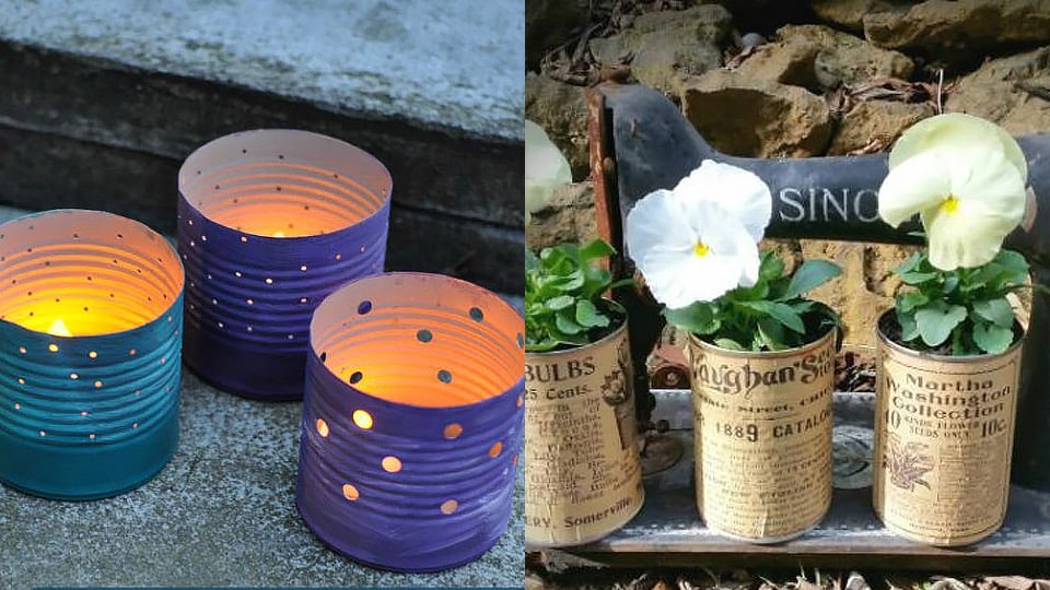 35 Creative DIY Ideas With Tin Cans