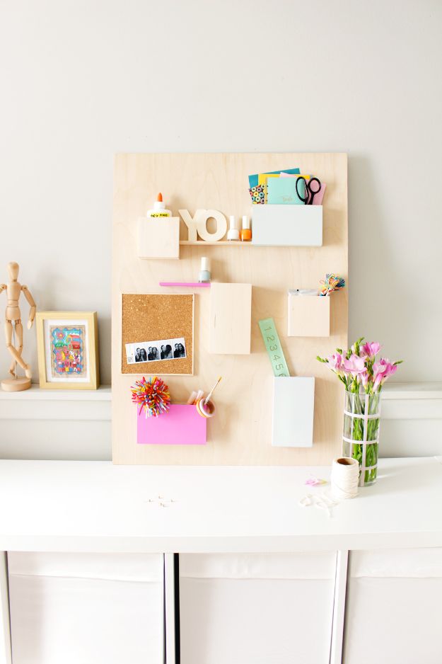 DIY Mail Organizers - Anthropologie Wall Organizer - Cheap and Easy Ideas for Getting Organized - Creative Home Decor on A Budget - Farmhouse, Modern and Rustic Mail Sorter, Organizer