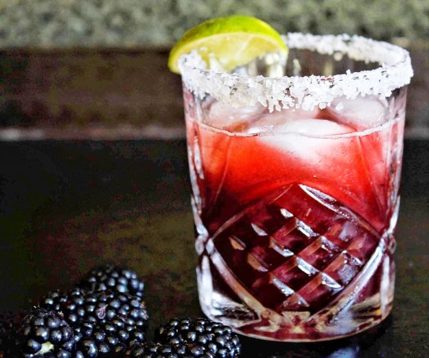 Margarita Recipes - Blackberry Lemonade Margaritas - Drink Recipes for a Party - Recipe Ideas for Blender Margaritas - Lime, Strawberry, Fruit | Easy Drinks With Tequila