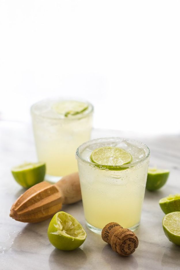 Margarita Recipes - Champagne Margarita - Drink Recipes for a Party - Recipe Ideas for Blender Margaritas - Lime, Strawberry, Fruit | Easy Drinks With Tequila