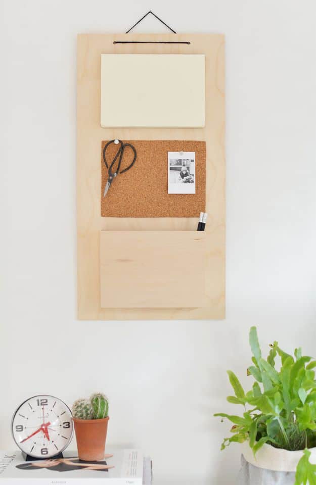 DIY Mail Organizers - DIY Hanging Organizer - Cheap and Easy Ideas for Getting Organized - Creative Home Decor on A Budget - Farmhouse, Modern and Rustic Mail Sorter, Organizer