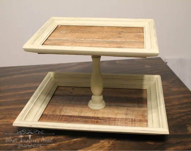 DIY Vanity Trays - DIY Tiered Tray From Frames - Easy Homemade Decor for Bathroom, Bedroom and Vanities - Tray to Store Jewelry and Accessories With These Cool and Easy Crafts