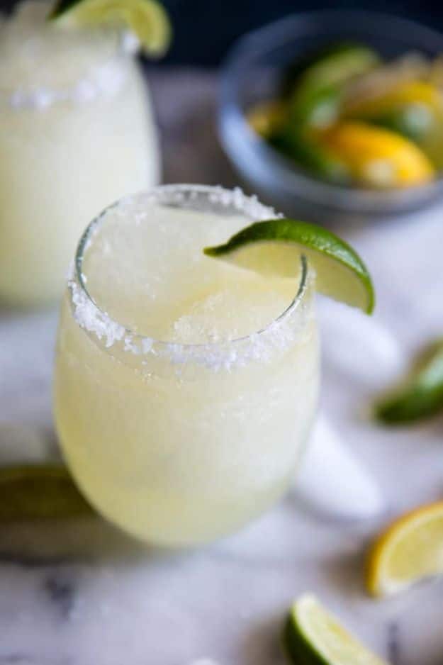 Margarita Recipes - Margarita Slush - Drink Recipes for a Party - Recipe Ideas for Blender Margaritas - Lime, Strawberry, Fruit | Easy Drinks With Tequila