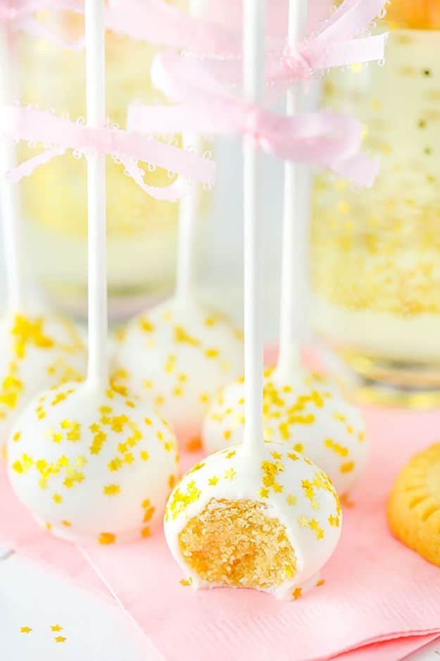 No Bake Cookie Recipes | No Bake Champagne Cookie Pops - Easy and Quick Recipe Ideas for Cookies | Oatmeal, Healthy, Gluten free