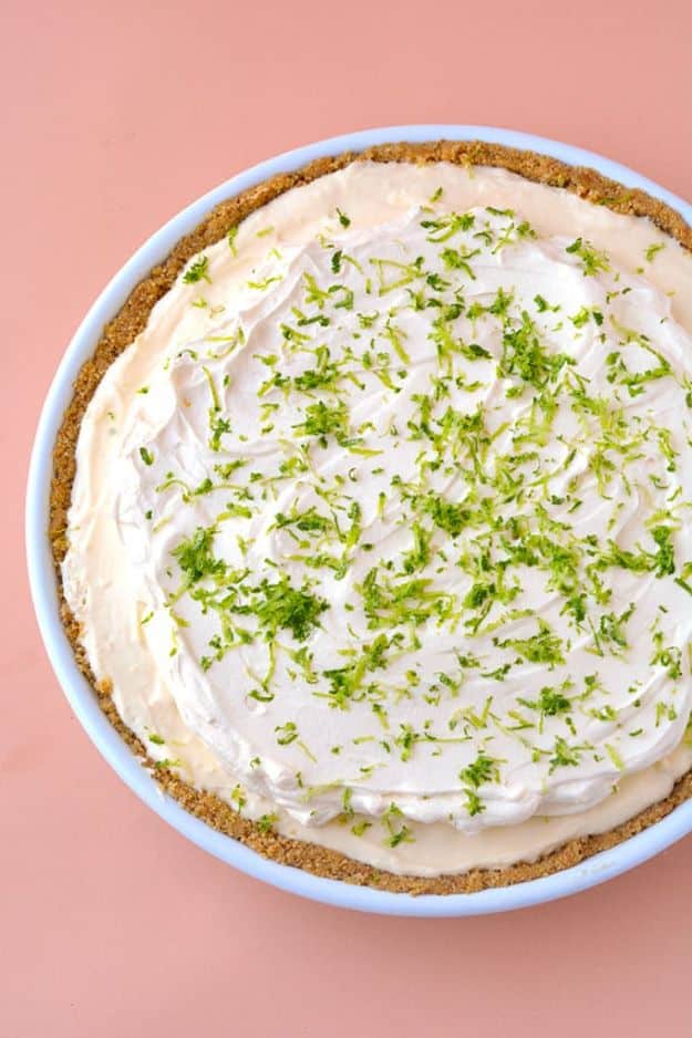 No Bake Desserts | No Bake Key Lime Pie - Quick Dessert Ideas and Easy Sweets You Can Make Without Baking - Healthy Cookies and Pie