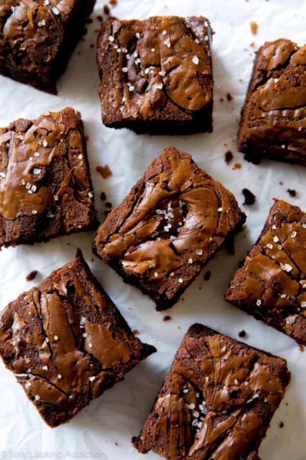 Brownie Recipes | Nutella Brownies - Easy and Healthy Recipe Ideas for Brownies - Chocolate, Blondies, Gluten Free and Caramel