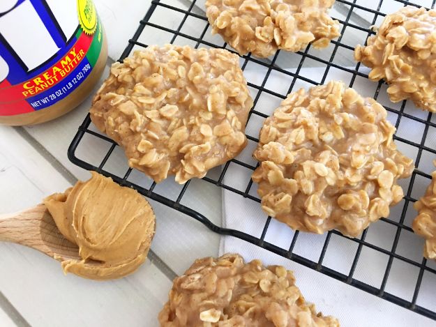 No Bake Cookie Recipes | Peanut Butter No Bake Cookies - Easy and Quick Recipe Ideas for Cookies | Oatmeal, Healthy, Gluten free