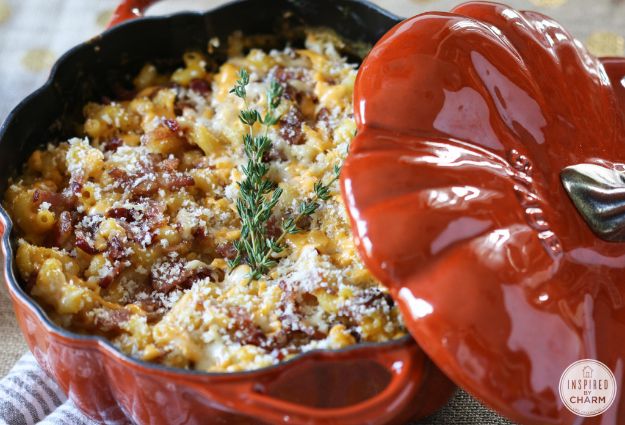 Mac and Cheese Recipes | Pumpkin Mac and Cheese With Bacon - Easy Recipe Ideas for Macaroni and Cheese - Quick Side Dishes
