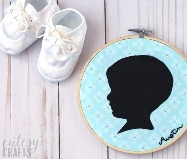 Easy Mothers Day Gifts - Silhouette DIY Mother’s Day Gift - Cute Crafts and Homemade Presents for Mom | Thoughtful Gift Ideas to Make For Mother