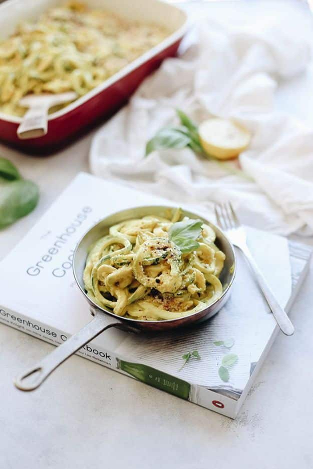Mac and Cheese Recipes | Spiralized Zucchini Mac and Cheese - Easy Recipe Ideas for Macaroni and Cheese - Quick Side Dishes