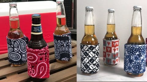 Sewing Tutorial: DIY Fabric Koozies | DIY Joy Projects and Crafts Ideas