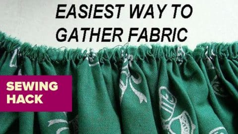 Sewing Hack: How To Gather Fabric Like A Pro | DIY Joy Projects and Crafts Ideas