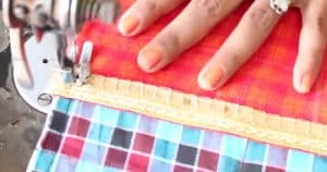 Use Fabric Scraps To Make This Sewing Machine Cover That Organizes, Plus Is The Cutest I’ve Ever Seen