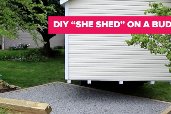 DIY She Shed On A Budget