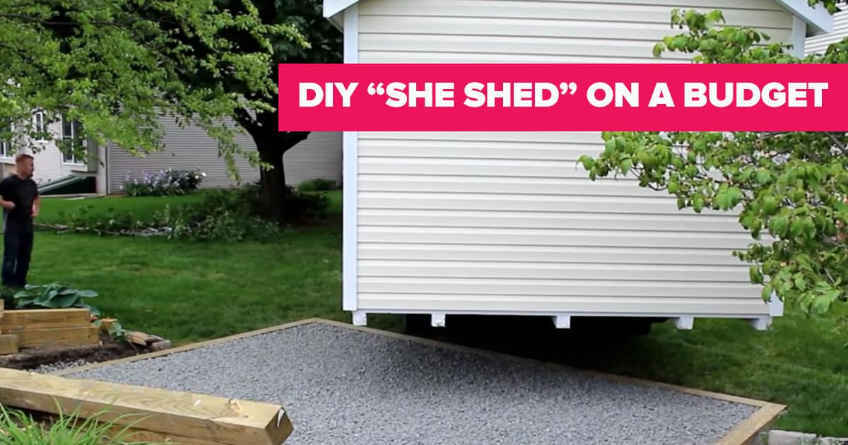 Get The She Shed Of Your Dreams, Even On A Limited Budget! | DIY Joy Projects and Crafts Ideas