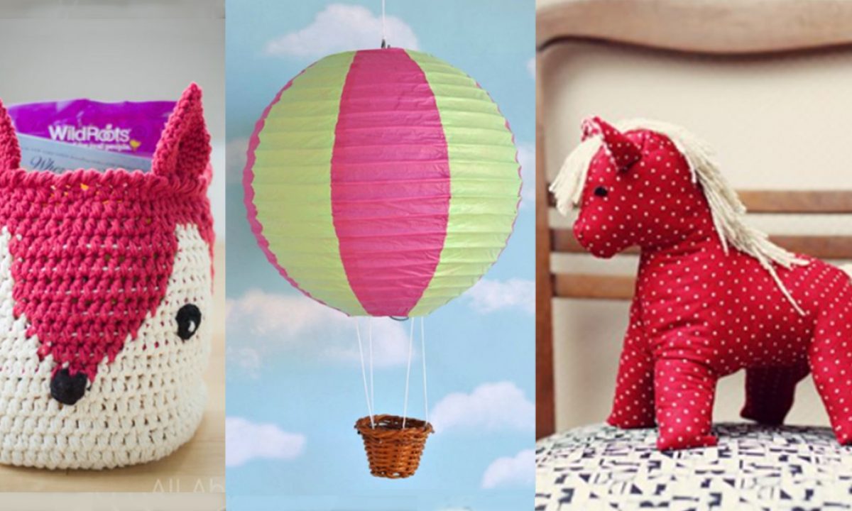 Cool DIY Gift For Kids - Basket Of Handmade Soft Felt Toys - Shelterness