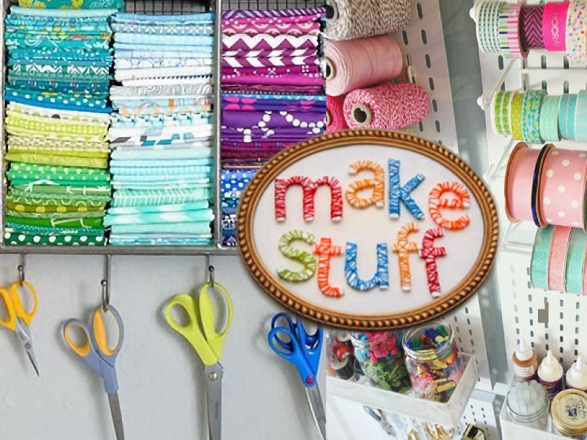 51 DIY Ideas For The Craft Room - Organization & Decorating Projects