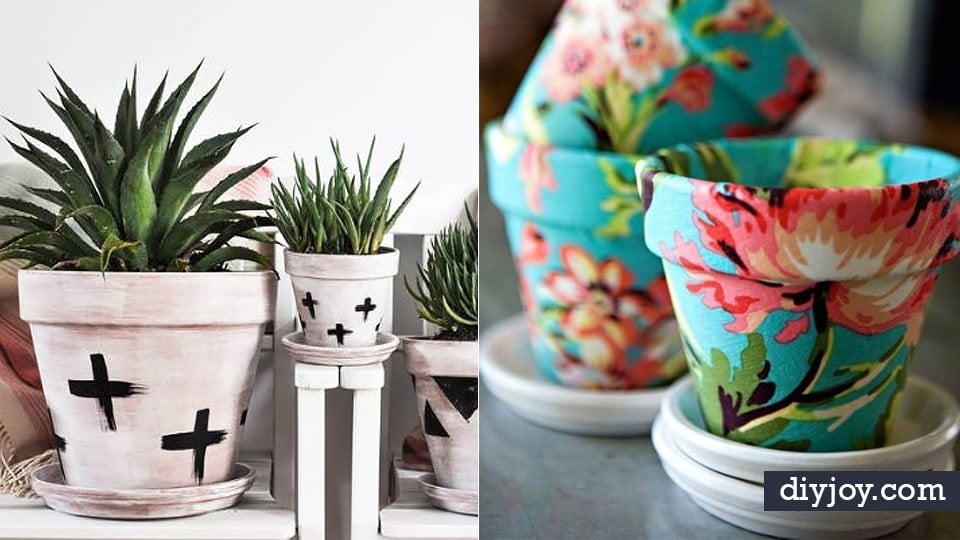 clay flower pot designs