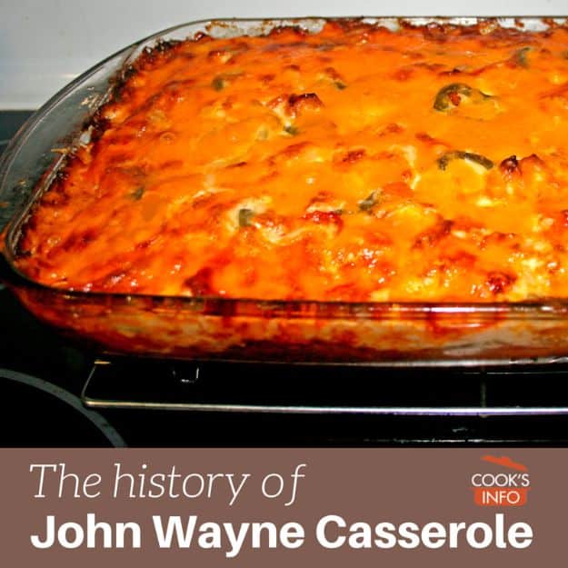 Celebrity Inspired Recipes - John Wayne's Chili Cheese Casserole - Healthy Dinners, Pies, Sweets and Desserts, Cooking for Families and Holidays - Crock Pot Treats