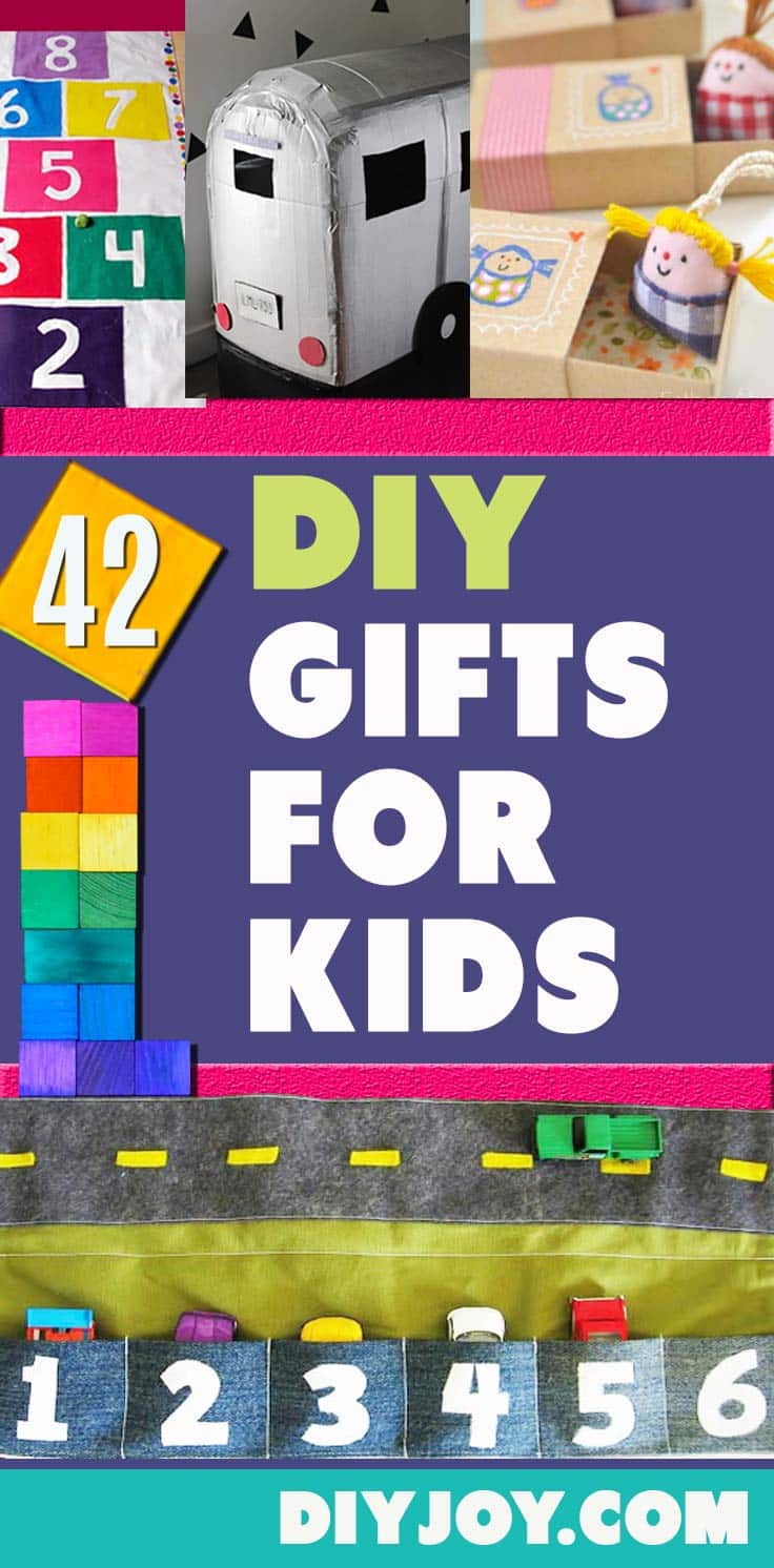 DIY Gifts for Kids - Creative Cheap Things to Make for Children - DYI Toys, Room Decor, Fun Stuff to Make for Children - Pinterest Ideas for Kids