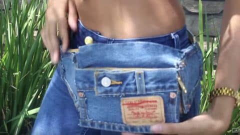 DIY Levis Fanny Pack | DIY Joy Projects and Crafts Ideas