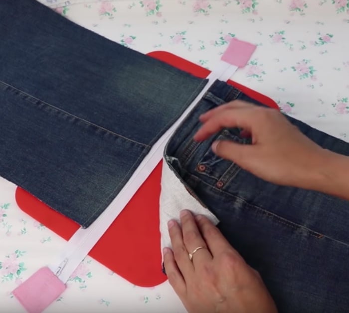 How to Repurpose Louis Vuitton Make Thrift Flip Denim Clothing 