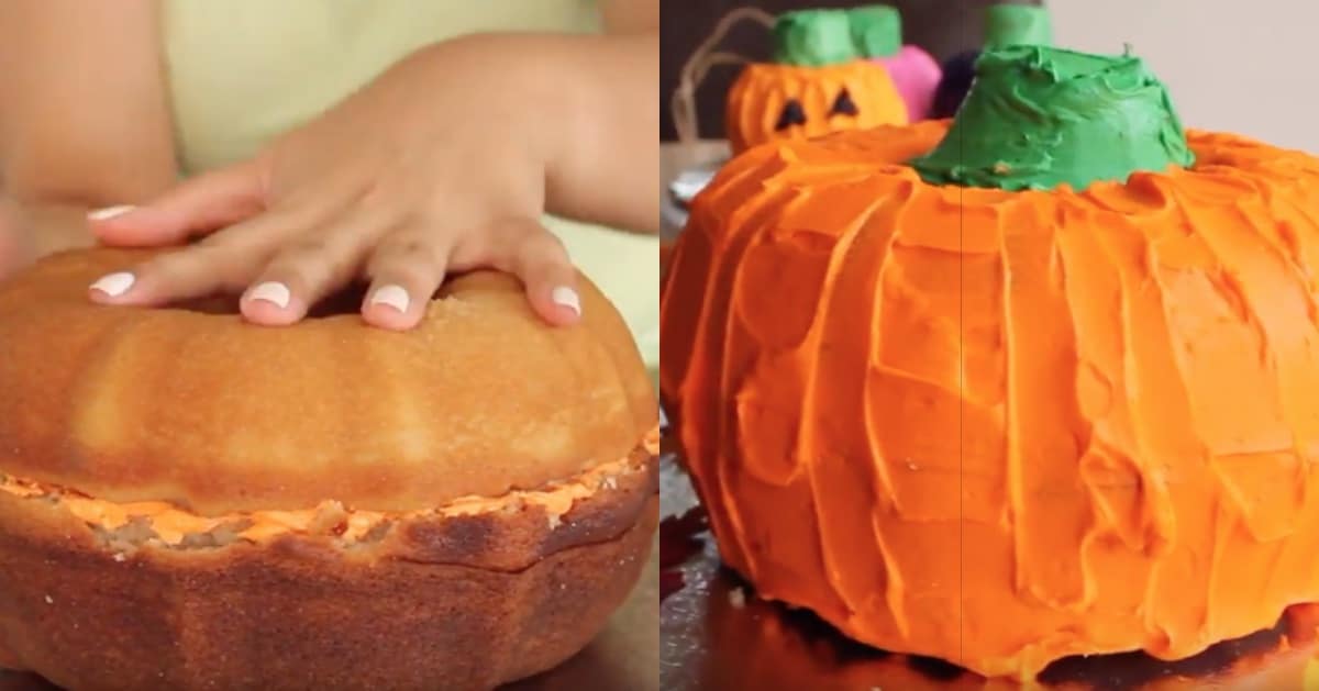 Halloween Pumpkin Cake | DIY Joy Projects and Crafts Ideas