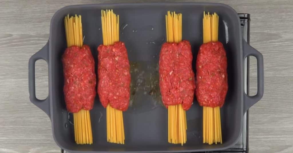 Spaghetti Meat Wraps
