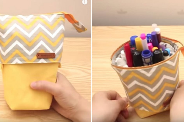 Standing Pencil Case Feature
