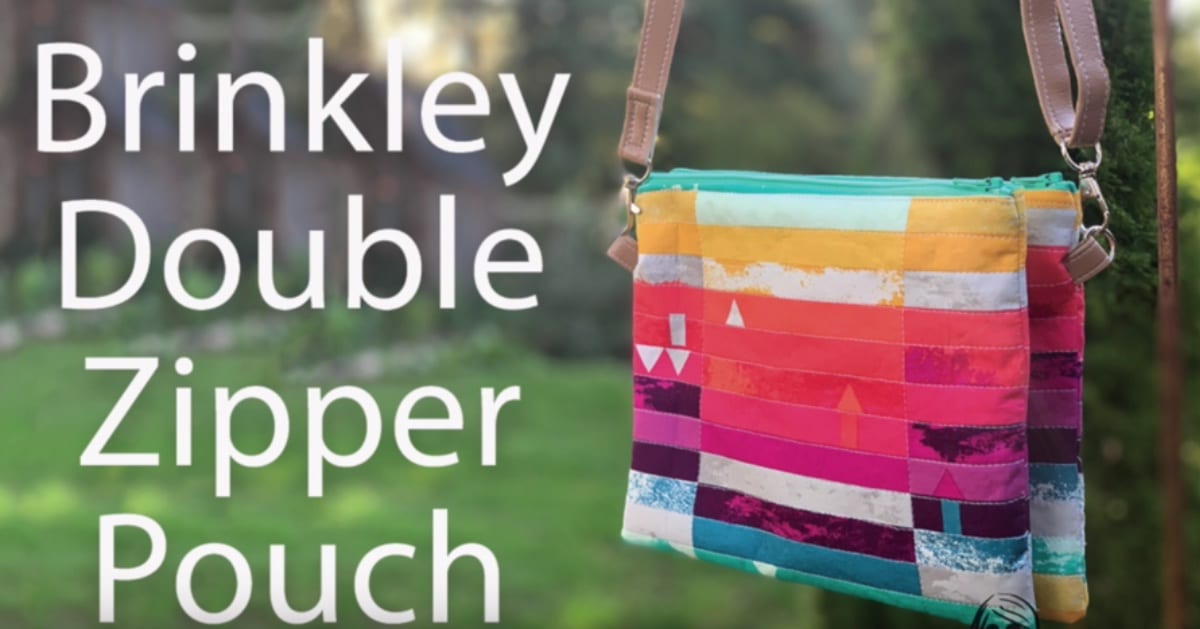 Brinkley Crossbody Bag Double Zipper | DIY Joy Projects and Crafts Ideas