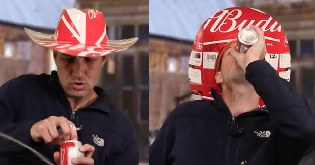 How To Make A Beer Box Cowboy Hat