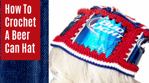 Crocheted Beer Can Hat | DIY Joy Projects and Crafts Ideas