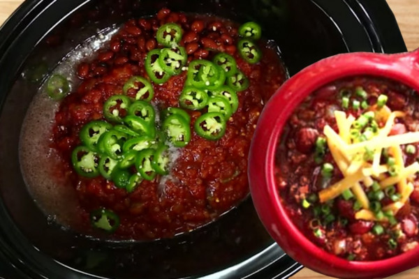 5 Ingredient Crockpot Beer Chili Recipe