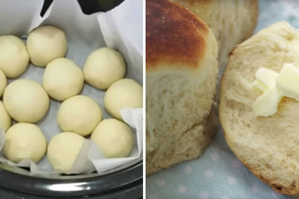Crockpot Dinner Rolls Recipe - How to Make Dinner Rolls In A Slow Cooker - Easy Bread Recipes for Dinner Rolls