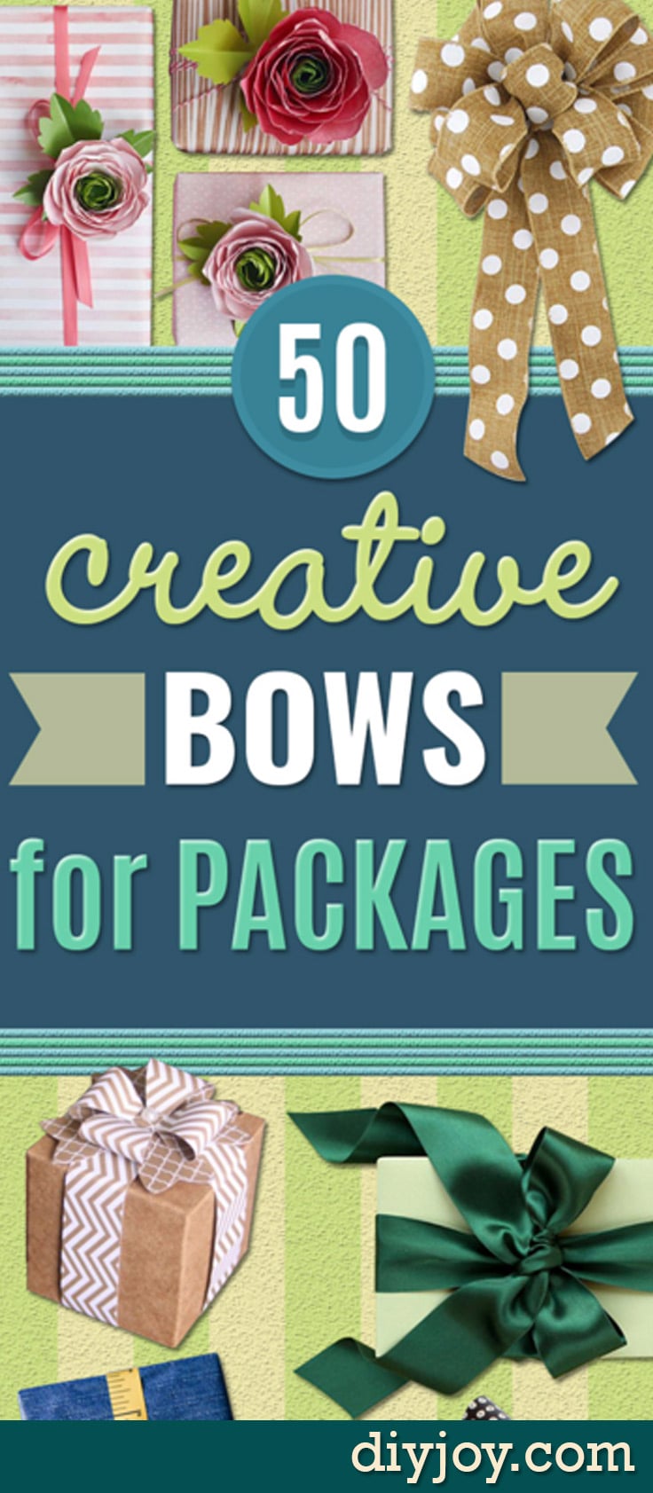 How to Make Bows for Packages - DIY Christmas Gift Wrapping Ideas