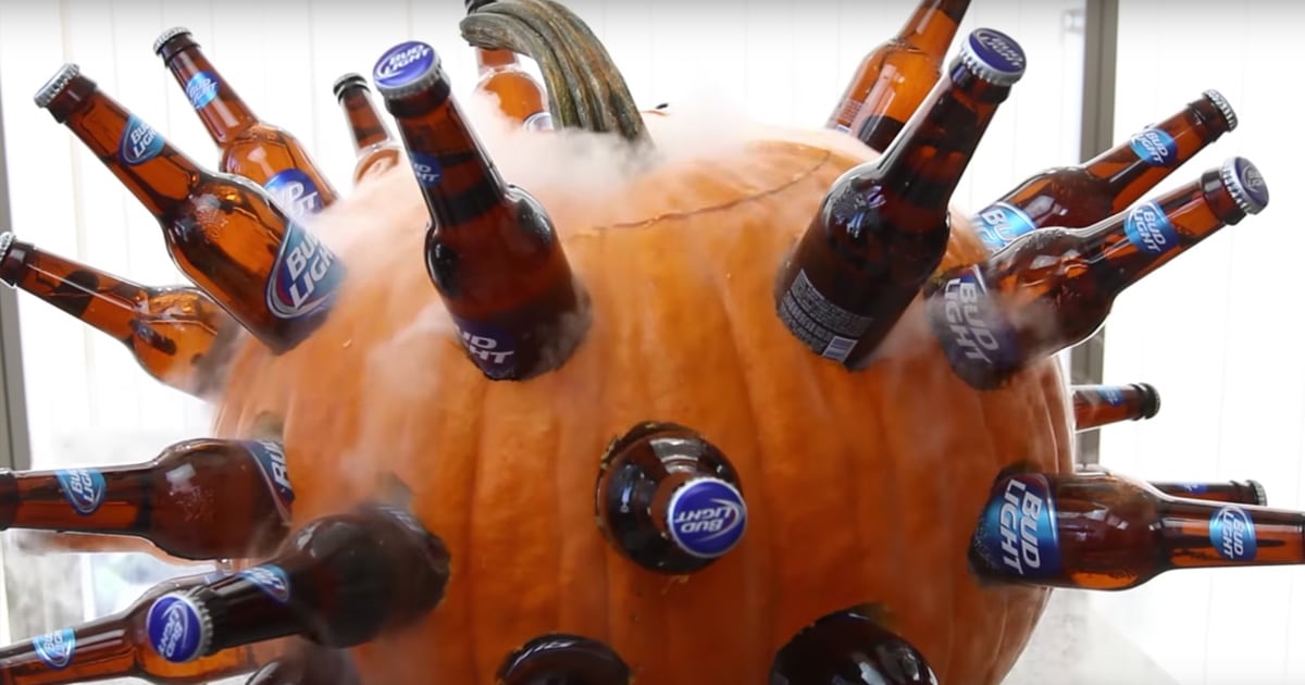 How to Make A DIY Pumpkin Beer Cooler | DIY Joy Projects and Crafts Ideas