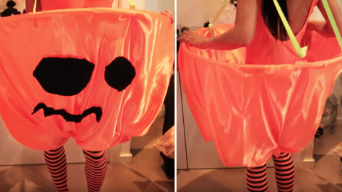 Hula Hoop Pumpkin Costume | DIY Joy Projects and Crafts Ideas