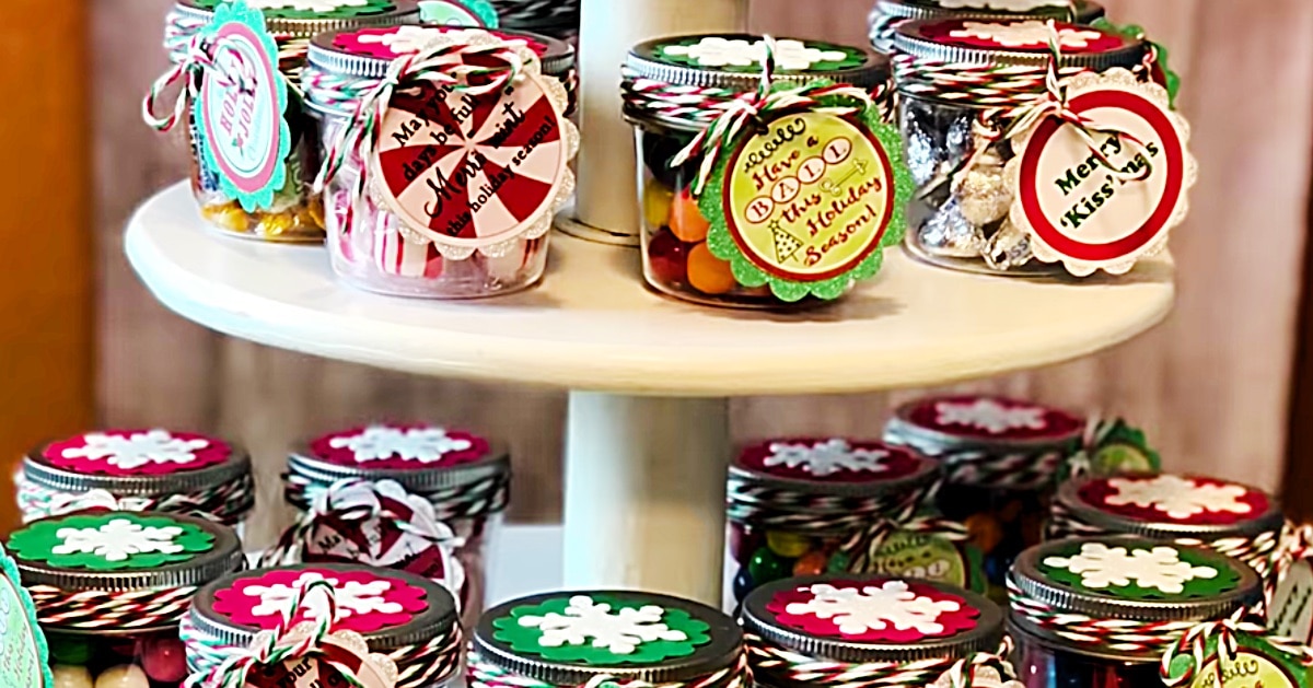 DIY Mason Jar Candy Gifts