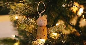 Learn To Make A DIY Cork Christmas Angel