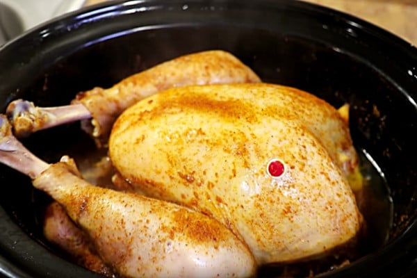 How to cook a whole moist juicy turkey in a slow cooker crockpot