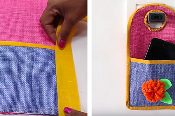 Learn to make a phone charging pouch