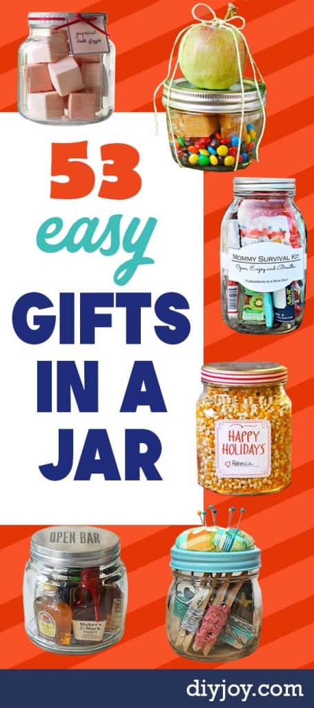 53 Gifts In A Jar | Mason Jar Gift Ideas