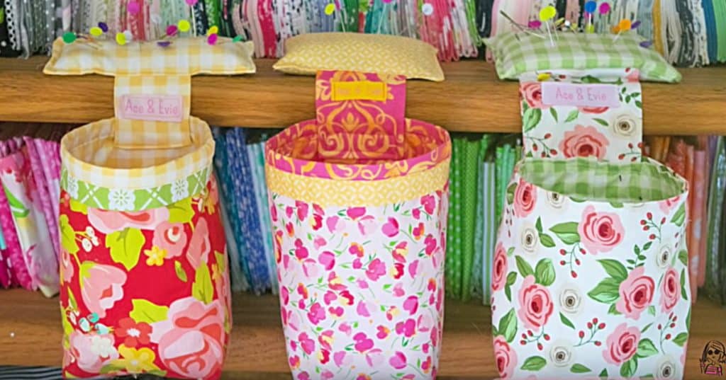 How to make a pincushion thread basket